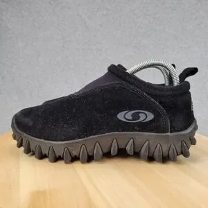 Salomon | Shoes | Vtg Salomon Contagrip Cx Snow Clog Black Suede